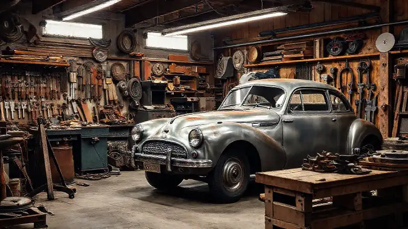 Taller antiguo restaura un clásico brillante