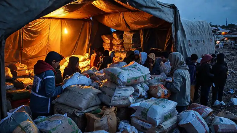 La ayuda humanitaria colabora con esperanza